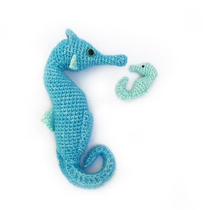 Crochet pattern Seahorse amigurumi instant download pdf image 6