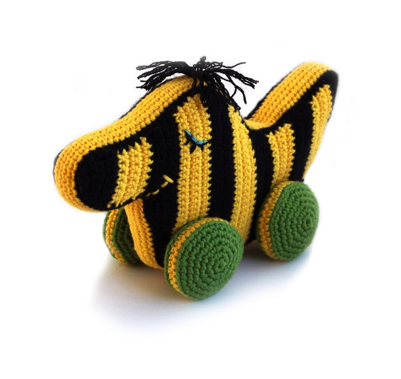 Crochet pattern Tiger duck Tigerente amigurumi instant download pdf image 1