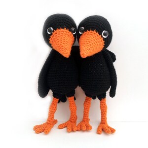 Crochet pattern Crow amigurumi instant download pdf image 4