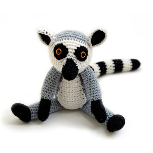 Ritmisch Oeganda overtuigen Crochet Pattern Ring-tailed Lemur Amigurumi Instant - Etsy Norway