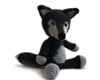 Haakpatroon Wolf - amigurumi - directe download pdf (Nederlands, Engels)