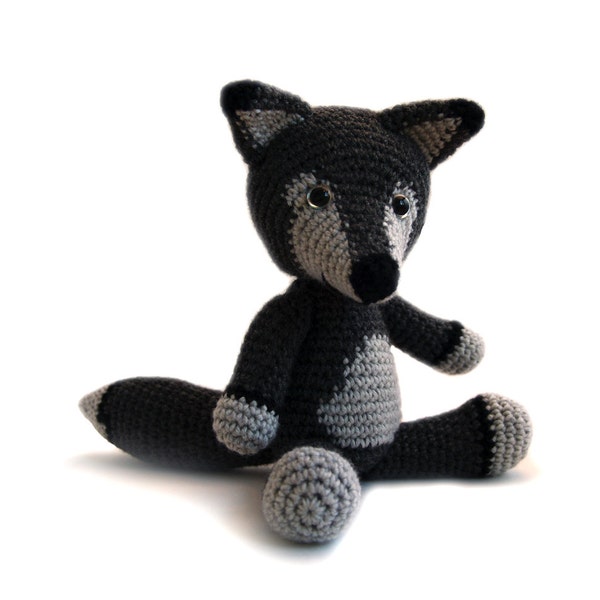 Häkelanleitung Wolf - Amigurumi - direkter Download pdf (Niederländisch, Englisch)