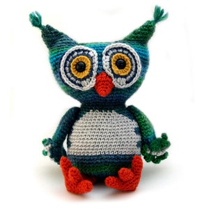 Crochet pattern Owl - amigurumi - instant download pdf - stuffed animal toy pattern
