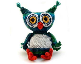 Haakpatroon Uil - amigurumi - directe download pdf (Nederlands, Engels)