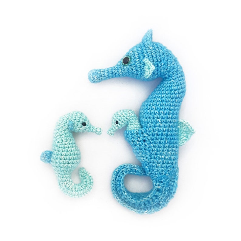 Crochet pattern Seahorse amigurumi instant download pdf image 1