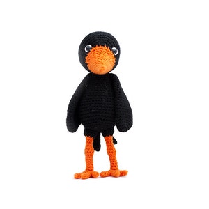 Crochet pattern Crow amigurumi instant download pdf image 1