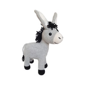 Schema all'uncinetto Asino - amigurumi - download diretto pdf (olandese, inglese)