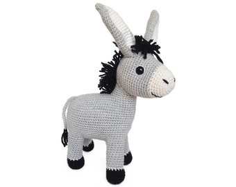 Trotro, the charming little crochet donkey, PDF file to download (in French)