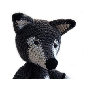 Patron au crochet Loup amigurumi téléchargement direct pdf néerlandais, anglais image 5