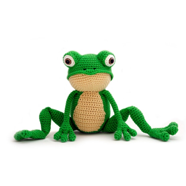 Patrón de crochet Rana - amigurumi - descarga directa pdf (Holandés, Inglés)