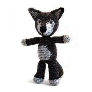 Patron au crochet Loup amigurumi téléchargement direct pdf néerlandais, anglais image 2