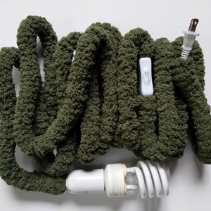 Chunky Hanging 15ft Lamp Pendant Cord | Decorative Lantern | Light Cord with Power Switch