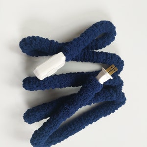 Chunky Covered Extension Cord Multiple Colors RESTOCKED Home Decor Navy