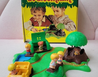 Vintage Tot’s tree house, Kenner tree house, tots family camping site , 1970’s Tots playground