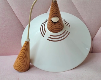 Vintage  LEUCHTEN pendant, Memphis style lamp, vintage  eighties lamp