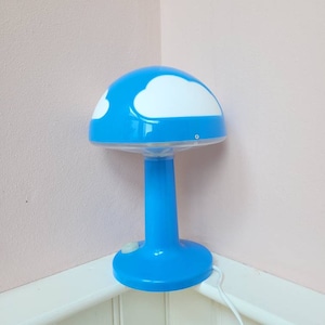 vintage ikea Skojig lamp, vintage mushroom lamp, ikea children’s lamp, table lamp, ikea lamp