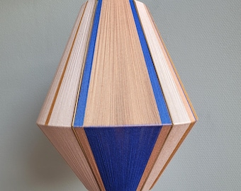 LAMPION lamp, yarn-wrapped lampshade, wire lampshade, woven lampshade, wire lamp, color block lamp, pendant lamp