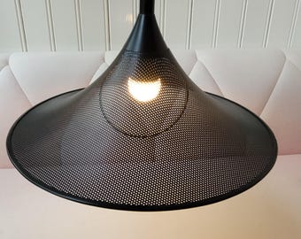 Vintage design witch hat lamp, retro industrial lamp, vintage metal lamp, pull lamp, Pilastro style lamp, metal witch hat