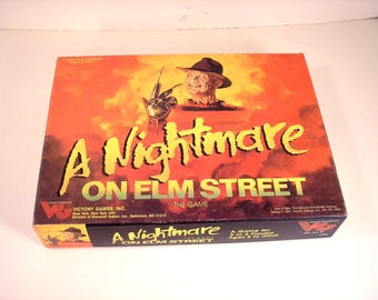 A Nightmare on Elm Street board game 1987 Victory Games unused