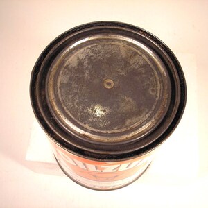 Aceite vintage Oilzum de 2 libras. Lata de grasa imagen 3