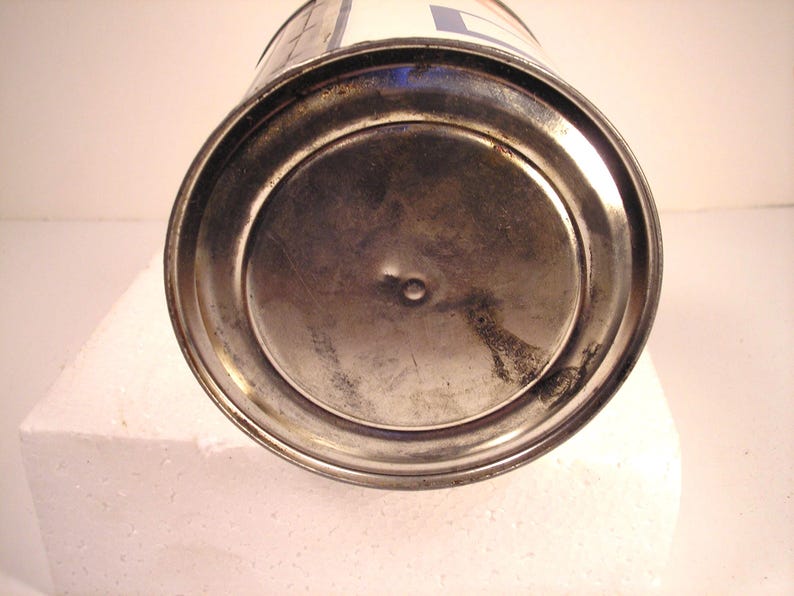Aceite vintage Oilzum de 2 libras. Lata de grasa imagen 4