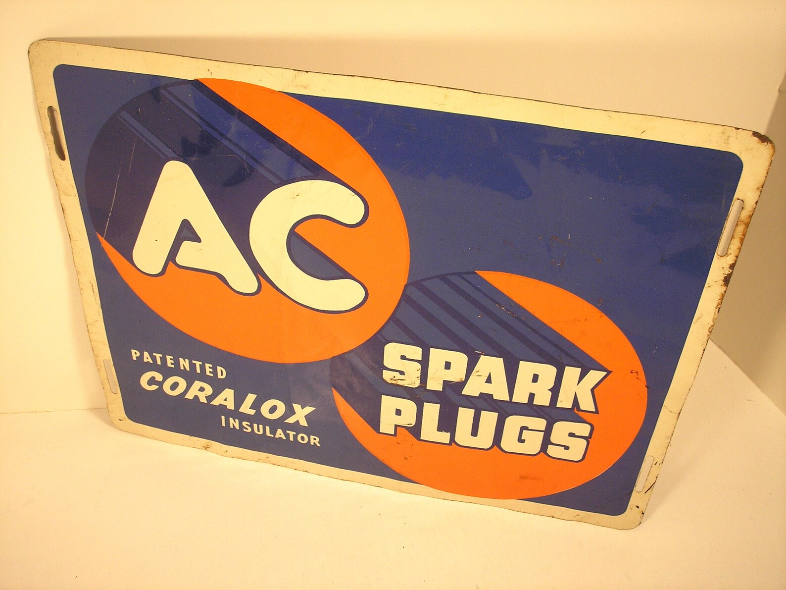 Vintage AC Spark Plug Sign Etsy