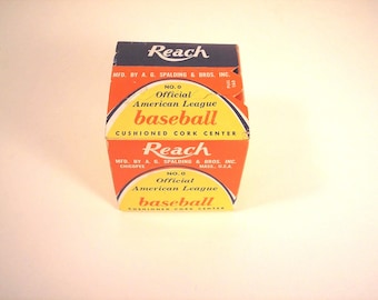 Official American League Baseball Reach by Spaulding 1960's NOS sealed
