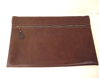 Vintage Caterpillar Tractor Co. Faux Leather Messenger Case