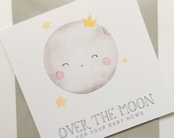 Baby Congratulations Card, Pregnancy Congratulations Card, Parents To Be Card, Bun In Oven, Expecting a Baby, New Baby News, Soon to be Mum