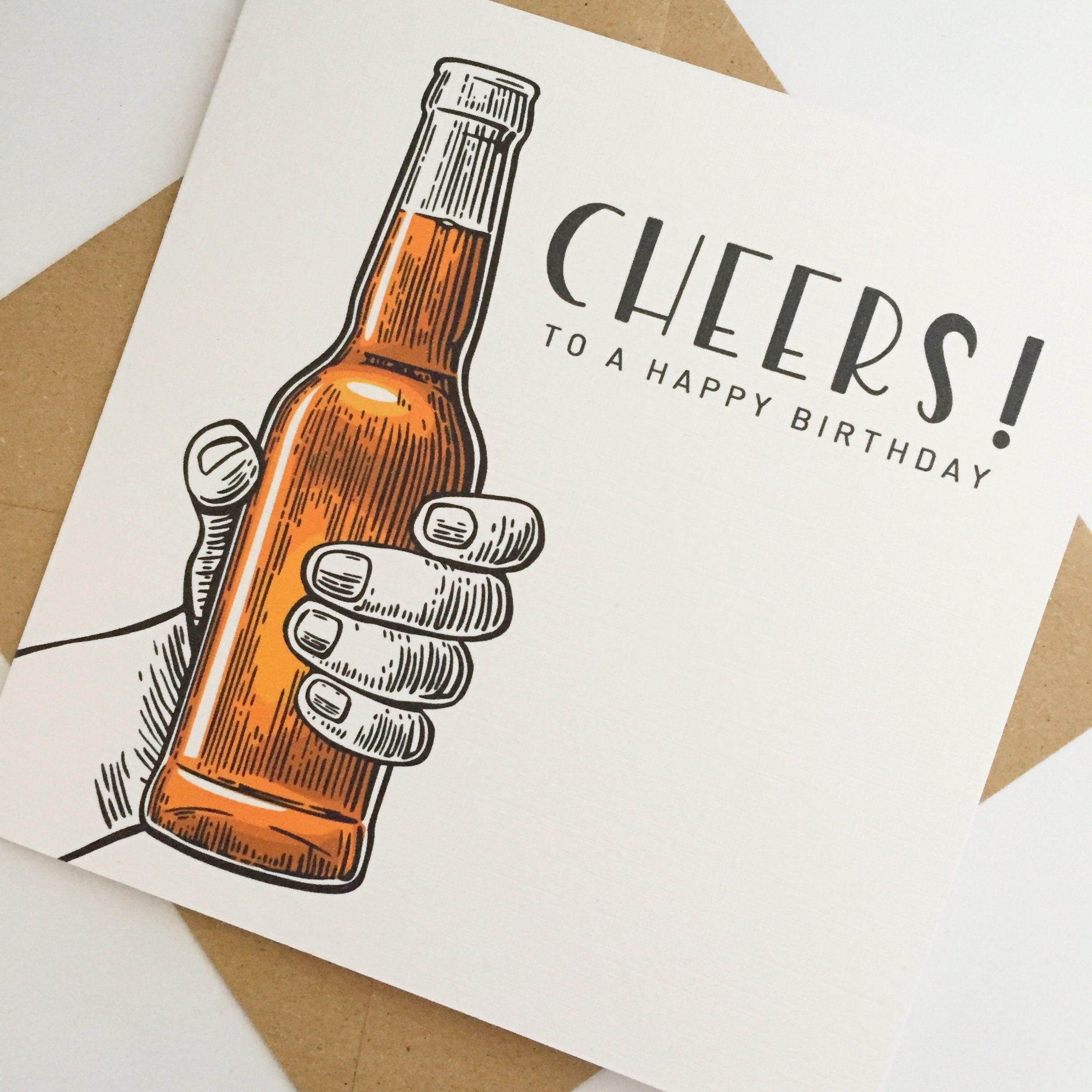 Beer Birthday Card Male Birthday Card Birthday Card Card Etsy