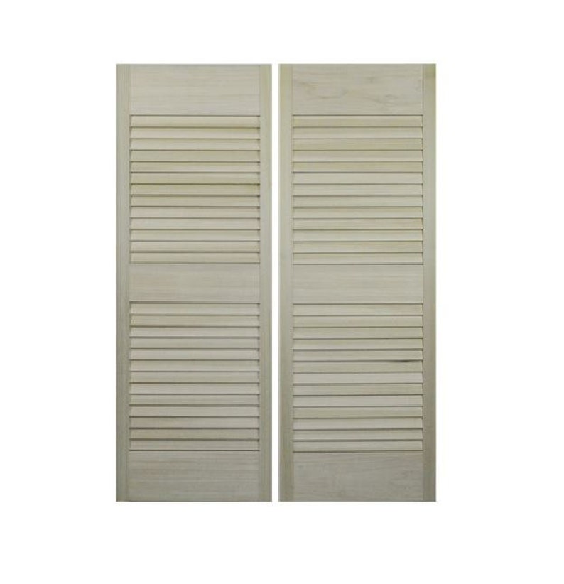 Custom Louvered Cafe/saloon Doors Swinging Bar Saloon Door Set Made to