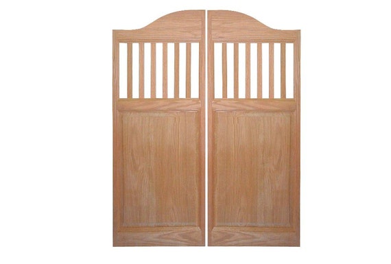 Solid Oak Mission Cafe Doors Saloon Doors Etsy