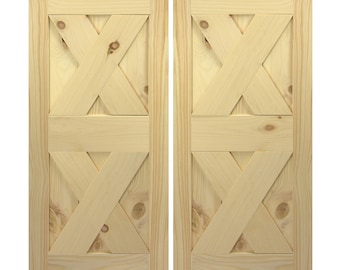 Custom Made Solid Oak Western Swinging Cafe Doors/Saloon Doors with  Hardware Fits Any 36-42 Door Opening 