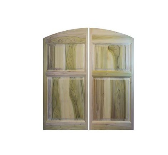 Archway Style Poplar Custom Cafe Doors Saloon Swinging Doors