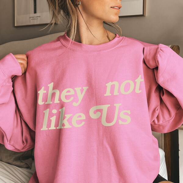 Not like us hoodie- black main image 1