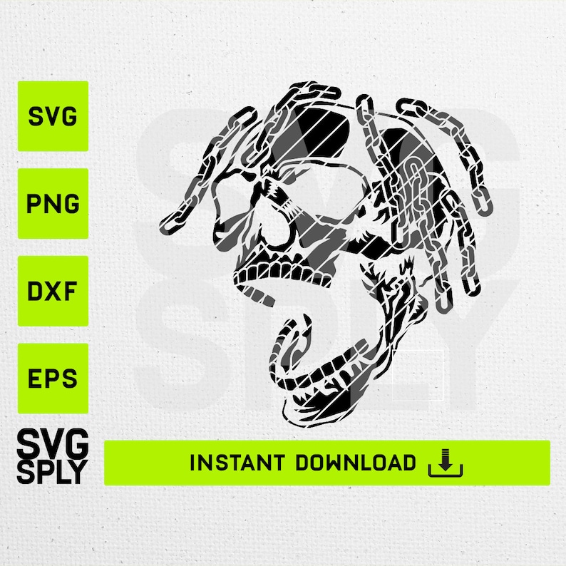 Travis Scott Skull Gold Chain Cactus Jack Utopia Hip Hop Rap Tee SVG ...