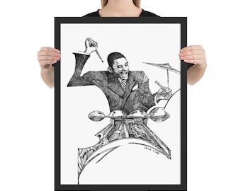 Chick Webb - Framed poster