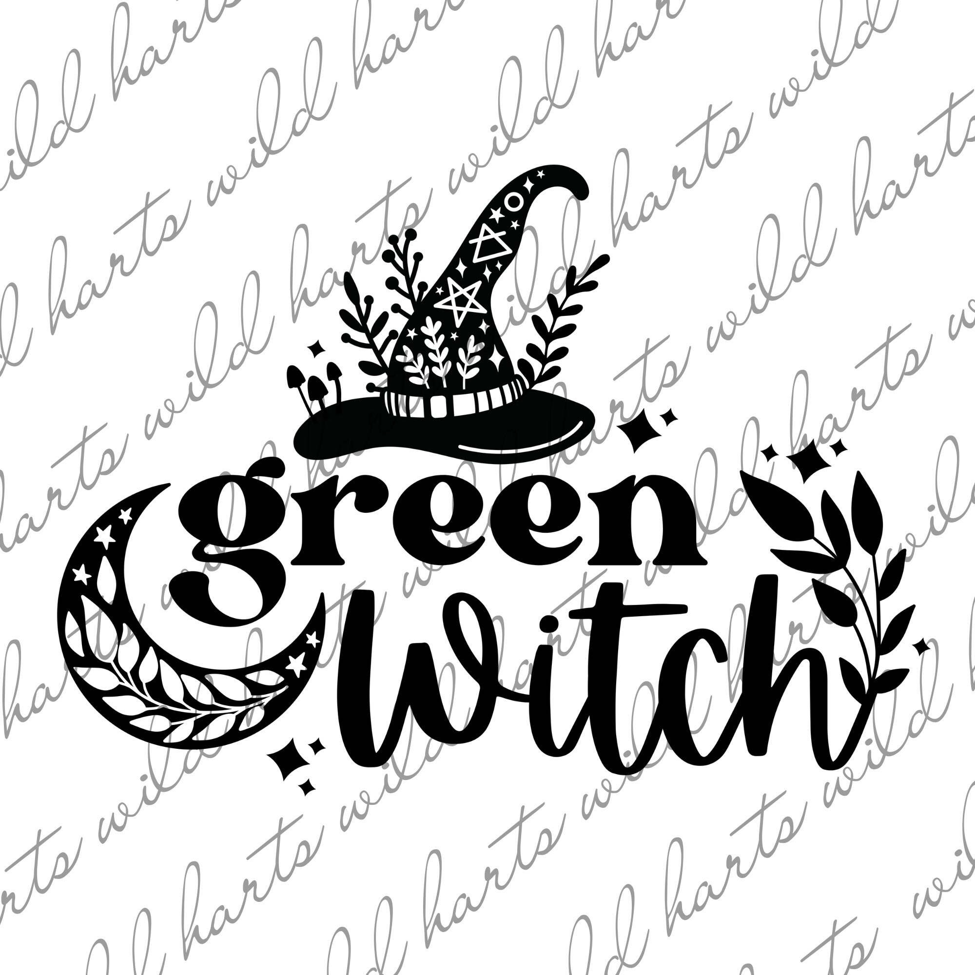 Green Witch SVG Witch PNG Witch Svg for Cricut Etsy
