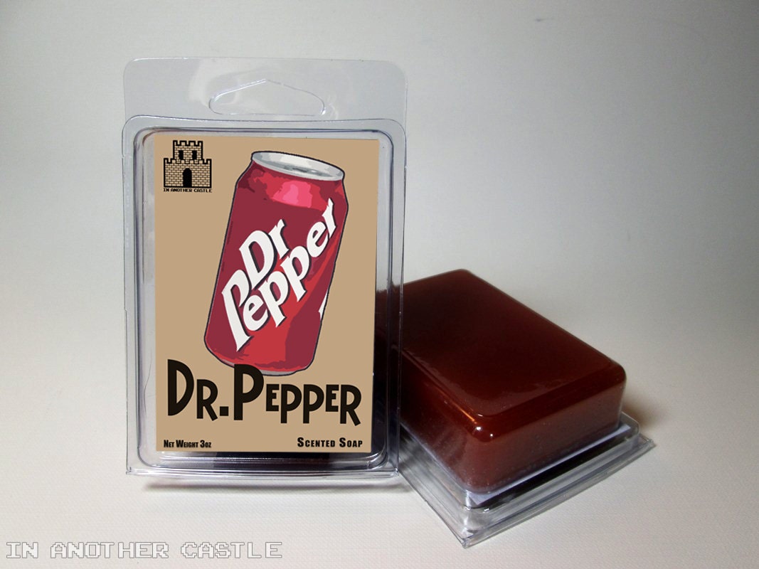Dr Pepper scented Soap Geeky Gifts and Nerdy Soaps for men Etsy