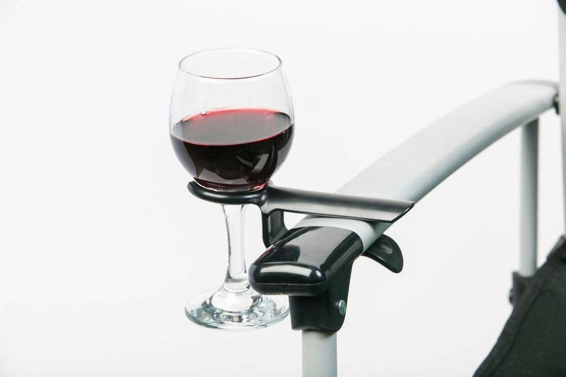Wine Glass Cup Holder for an Outdoor Chair. Perfect Gift. the Etsy