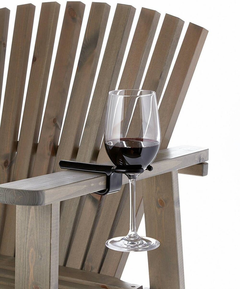 Wine Glass Cup Holder for an Outdoor Chair. Perfect Gift. the Etsy