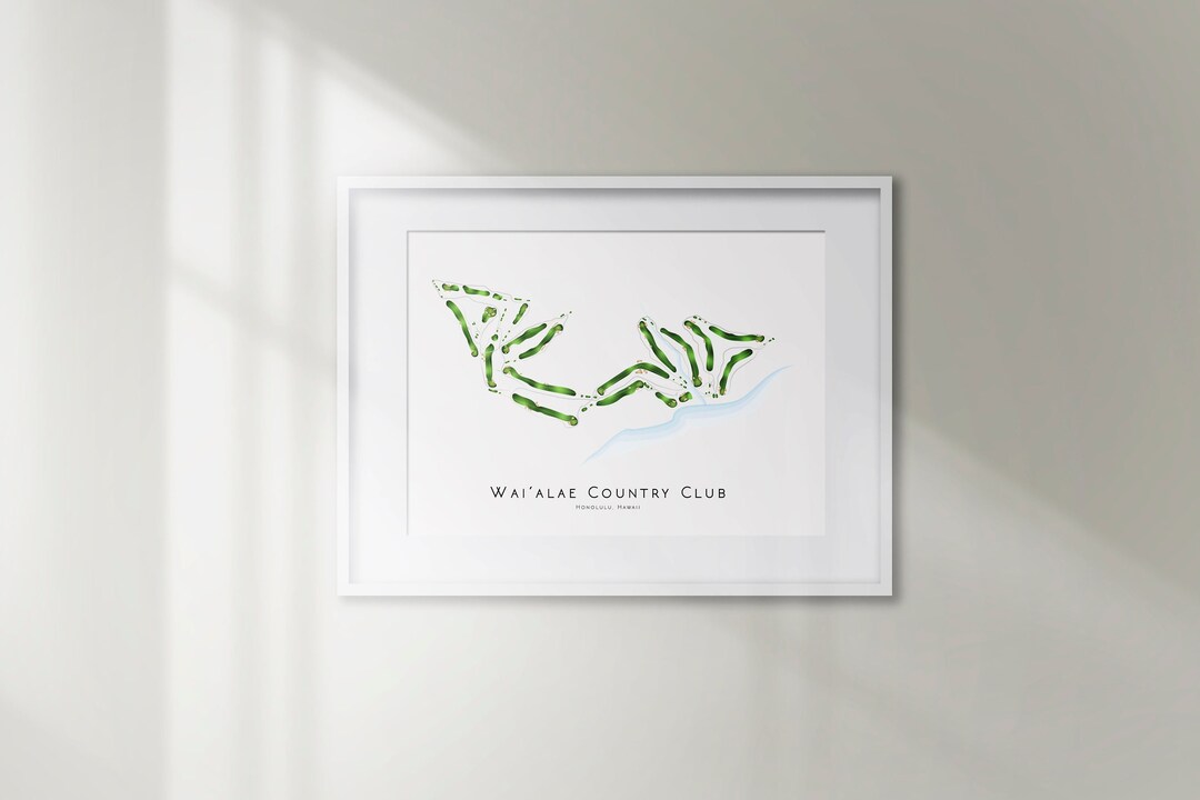 Wai'alae Country Club Champion Course Honolulu Hawaii Minimalist Golf