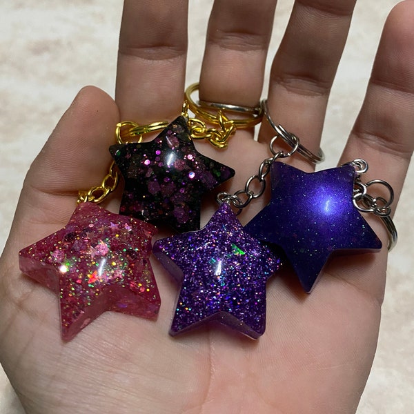 Chubby Star Keychains