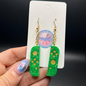 Kolczyki z żywicy Switch Joycon