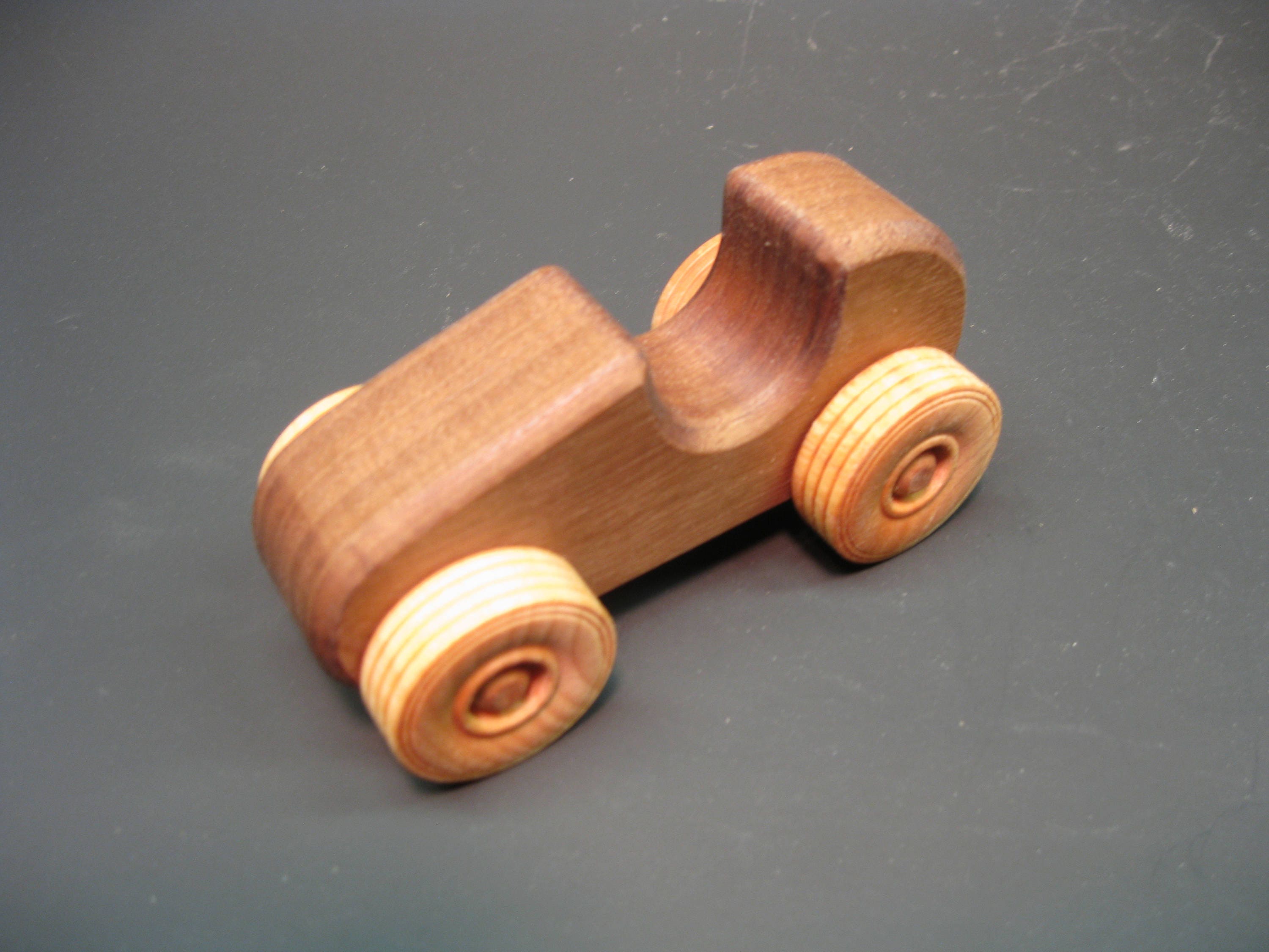 little wooden cars
