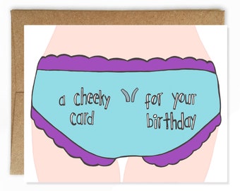 Birthday Card for Him, Boyfriend Birthday Card,  Husband Birthday Card, Cheeky Birthday Wishes- Wholesale