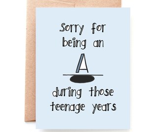 Father's Day Card - Mother's Day Card - Funny Card for Dad From Daughter - From Son - Fathers Day Card - A Hole- Wholesale