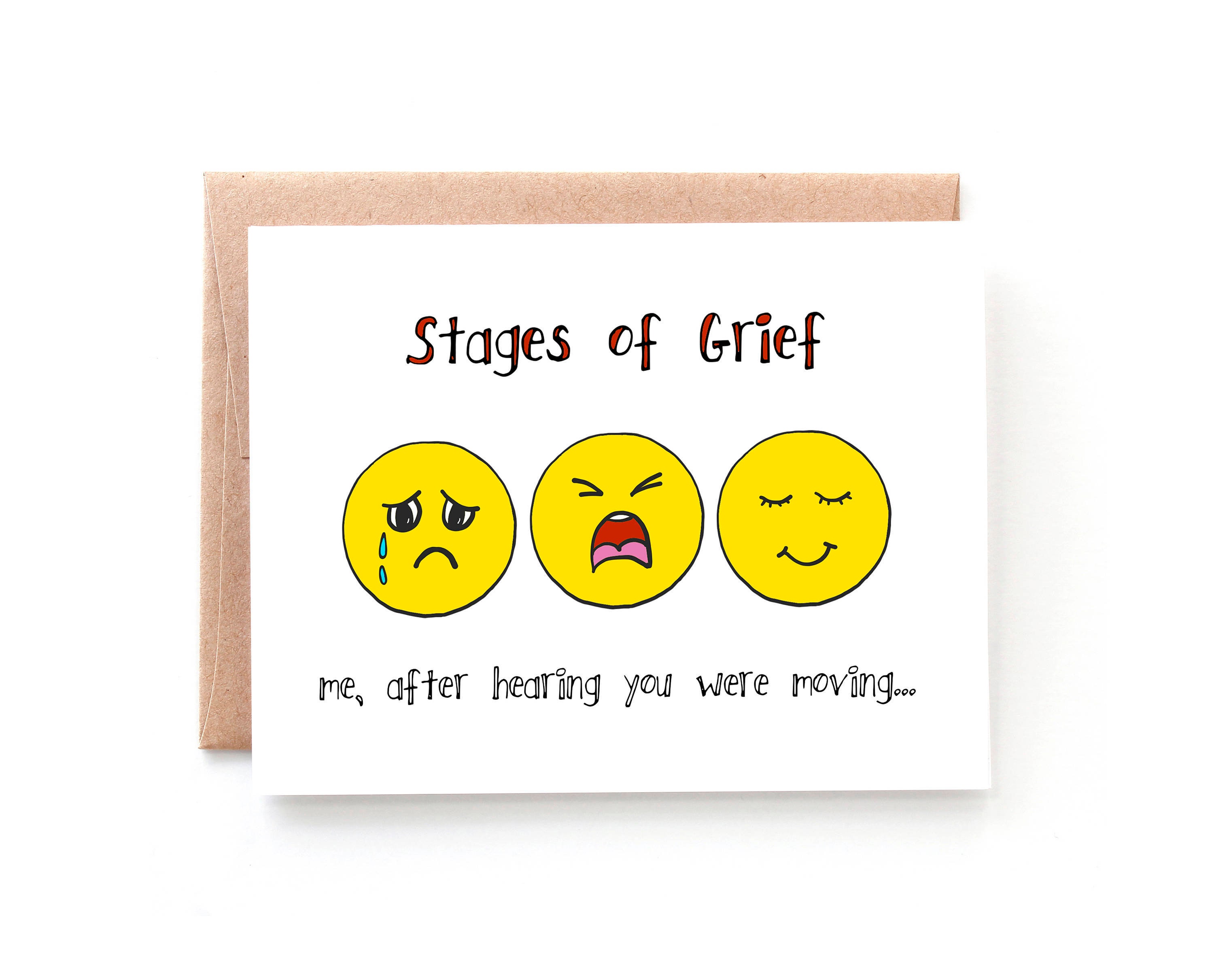 Moving Away Card I Will Miss You We ll Miss You Best Etsy