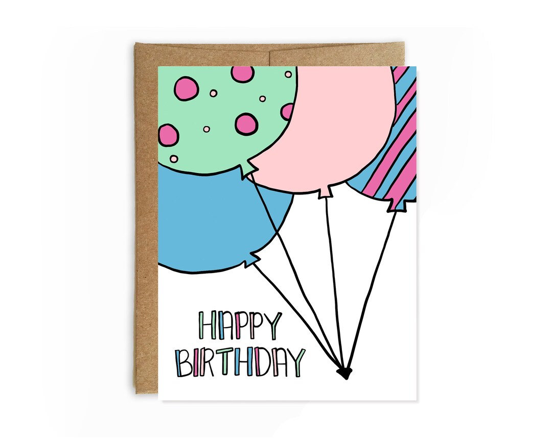 Happy Birthday Card Birthday Card Friend Birthday Card Etsy