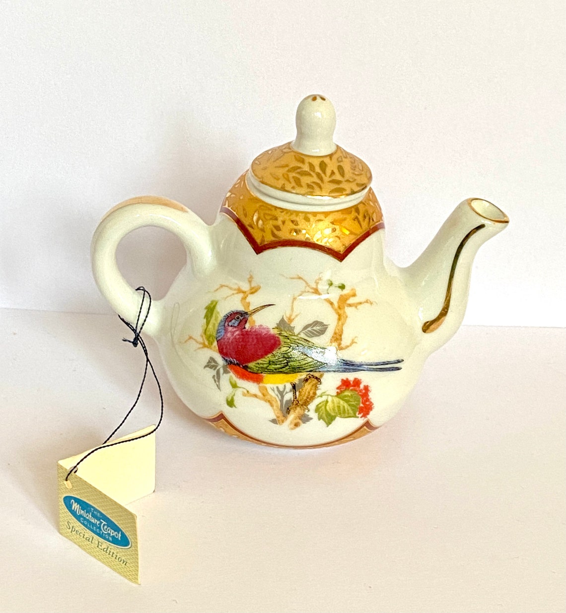 Wonderful Miniature Teapot by Porcelain Art Decorative Etsy
